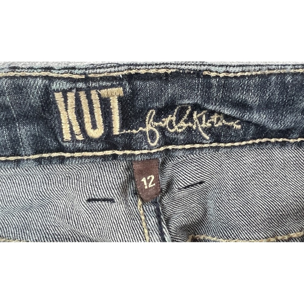 KUT from the Kloth Catherine Boyfriend Jeans Women 12 Medium Wash - Picture 6 of 13